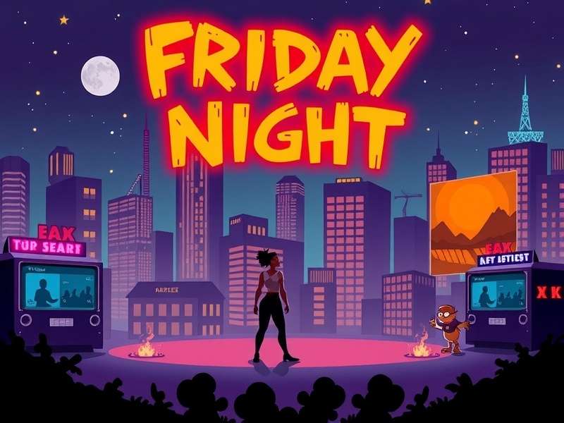 Friday Night Funkin prototype gameplay screenshot showing Boyfriend vs. Daddy Dearest