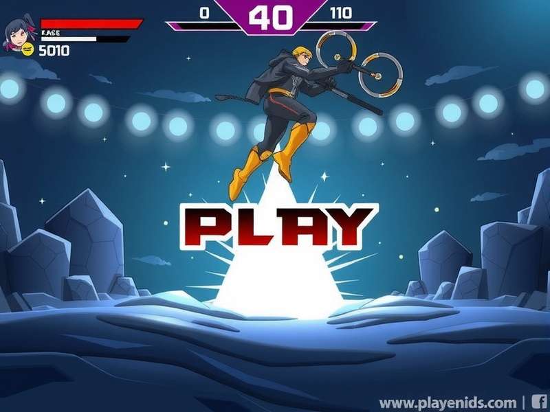 A smartphone displaying Friday Night Funkin gameplay with colourful arrows