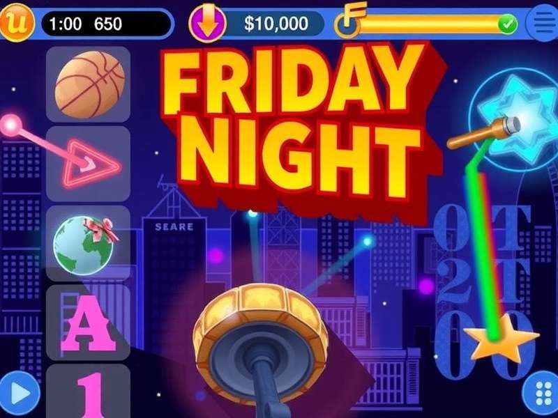 Friday Night Funkin' gameplay screenshot showing Boyfriend rapping against Daddy Dearest