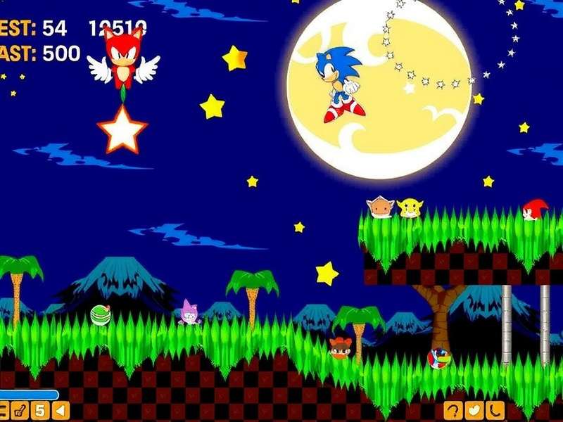 Friday Night Funkin Sonic Exe Gameplay Screenshot - Boyfriend vs Sonic.exe