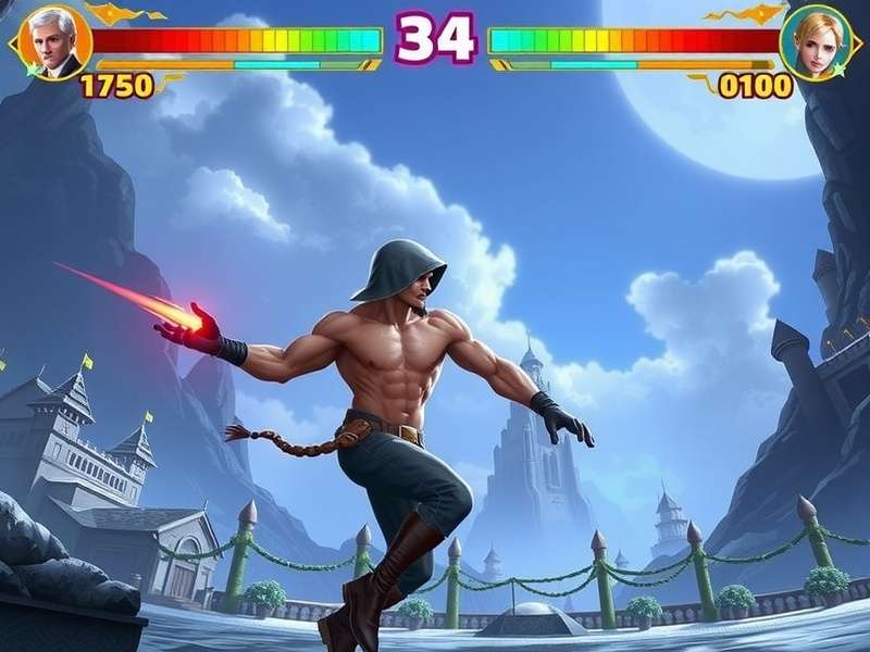 Screenshot of Friday Night Funkin' gameplay showing Boyfriend facing Skid and Pump