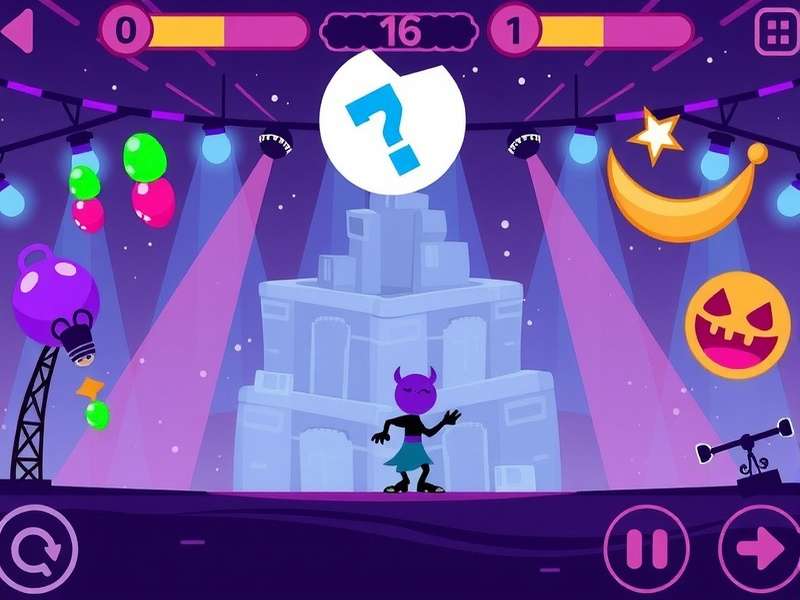 Friday Night Funkin gameplay screenshot: Boyfriend in a rap battle against Daddy Dearest