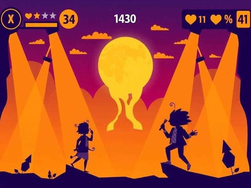 Screenshot of a well-designed Friday Night Funkin unblocked game portal on Google Sites