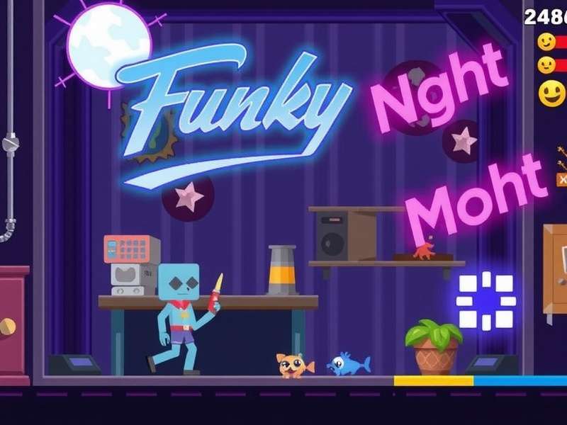 Friday Night Funkin' Tricky Mod gameplay screenshot showing Phase 2 clown