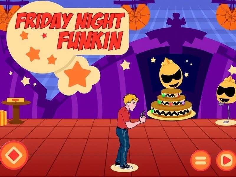 Friday Night Funkin gameplay on PC screen