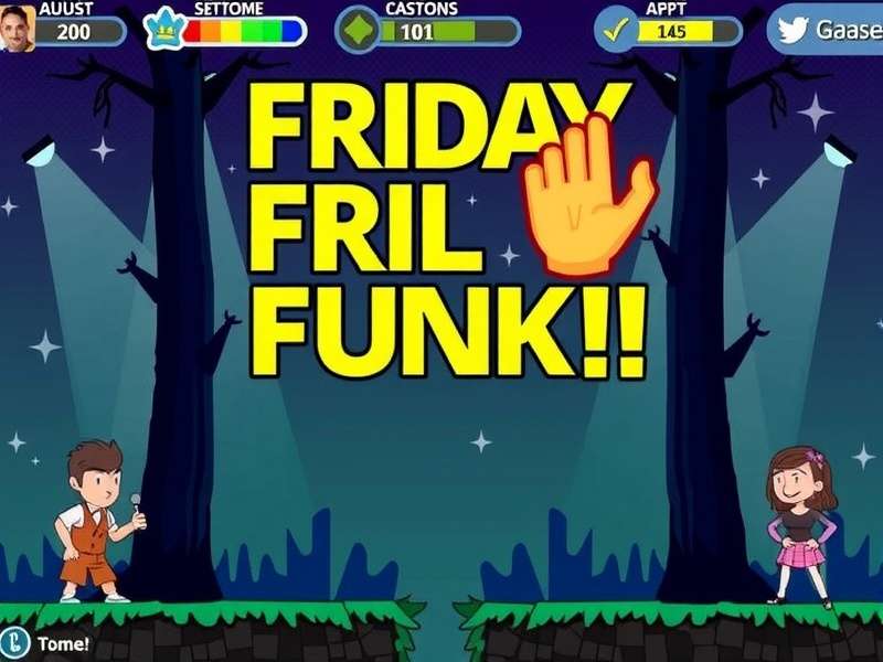 Student playing Friday Night Funkin during computer class