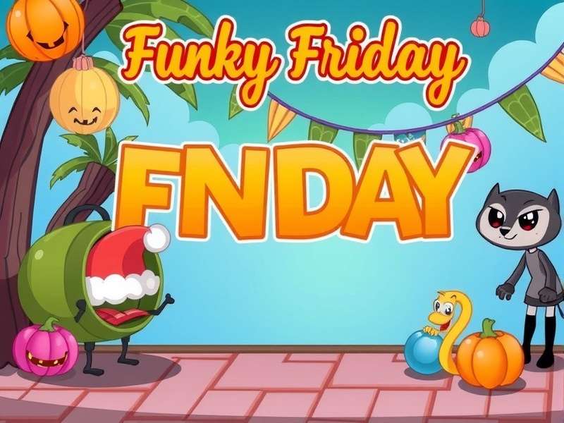 Friday Night Funkin' gameplay showing Boyfriend in a rap battle against Skid and Pump