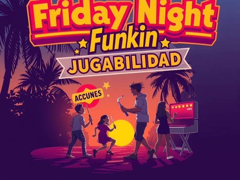 Friday Night Funkin gameplay screen showing notes and characters