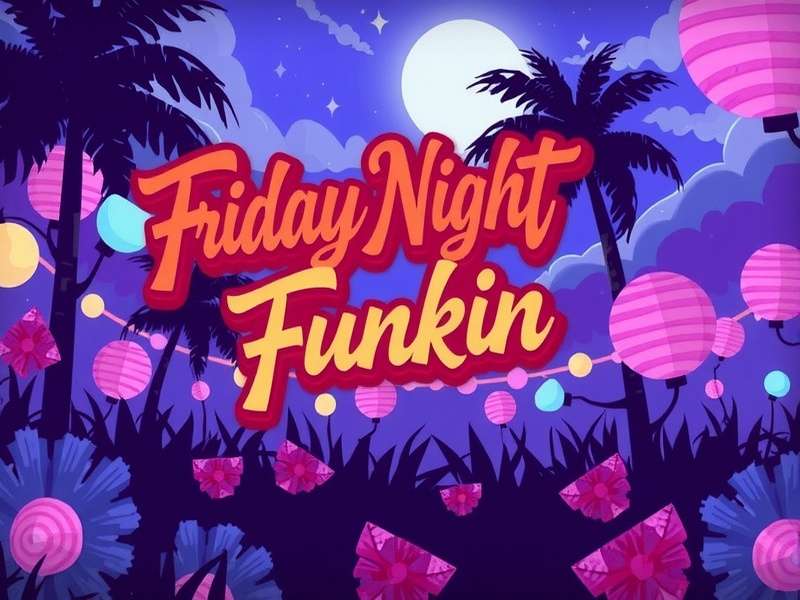 Friday Night Funkin Online Spelen — rhythm game battle scene with Boyfriend and Girlfriend