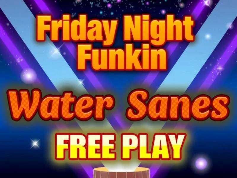 Friday Night Funkin Free Play gameplay featuring Boyfriend and Girlfriend on stage with neon lights