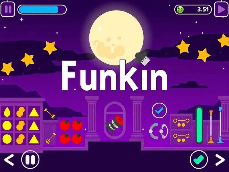 Friday Night Funkin Unblocked Game – Boyfriend and Girlfriend on stage ready for a rhythm battle