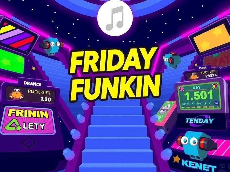 Friday Night Funkin gameplay scene with Boyfriend and Daddy Dearest