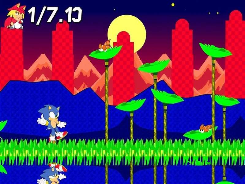 Friday Night Funkin Sonic Exe Mod gameplay screenshot showing Boyfriend facing Sonic.exe in a dark rhythm battle