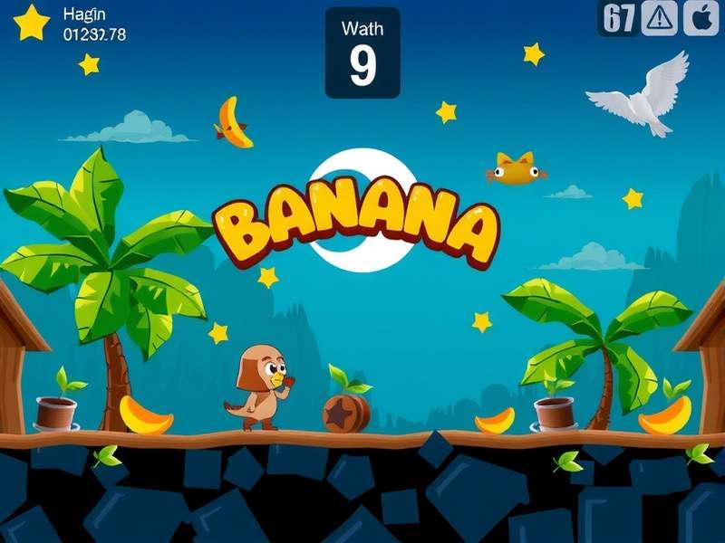 Friday Night Funkin rhythm gameplay with colourful neon notes and Boyfriend character on stage